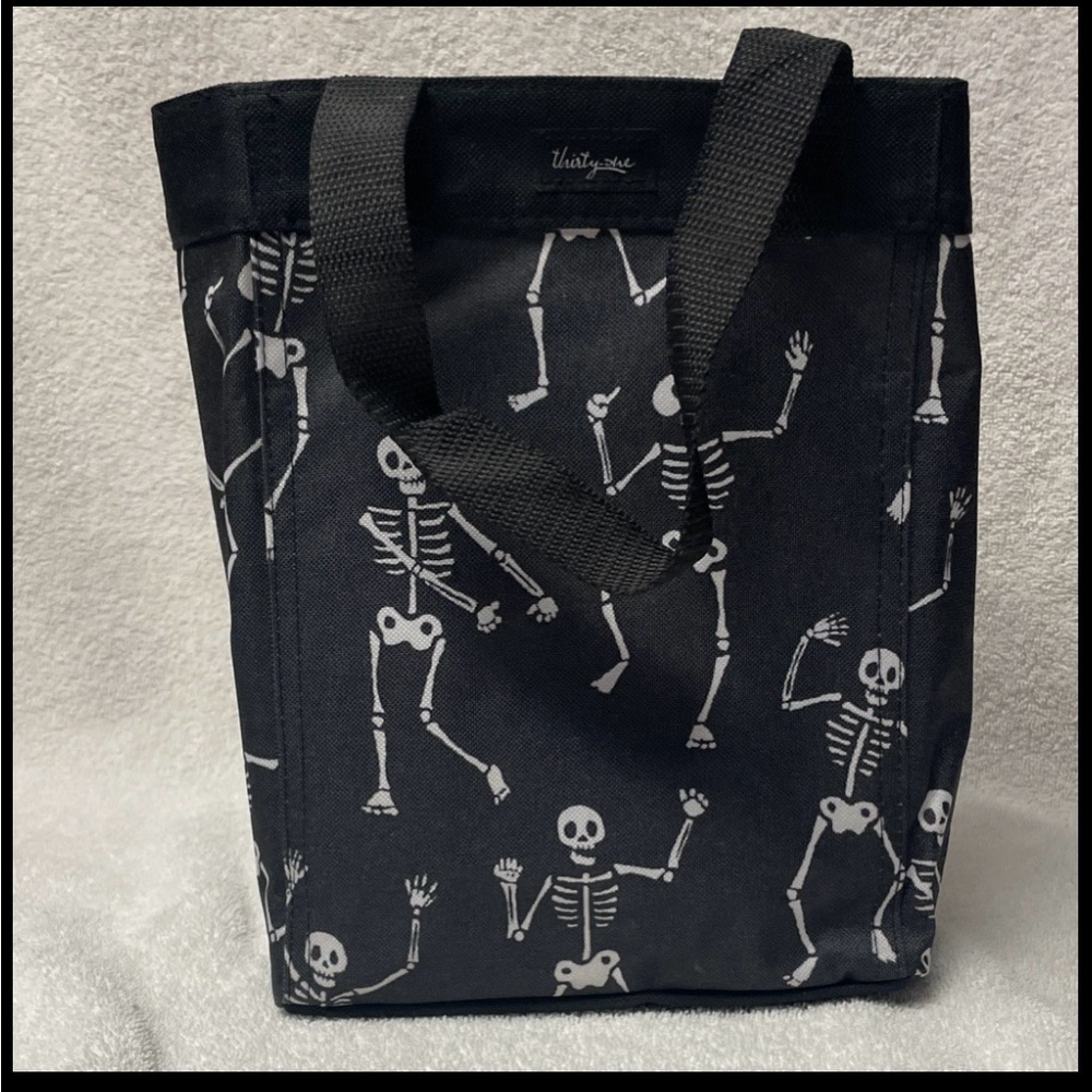 Thirty-One Black and Gray Tote Bag
10”H x 8”W x 4”D